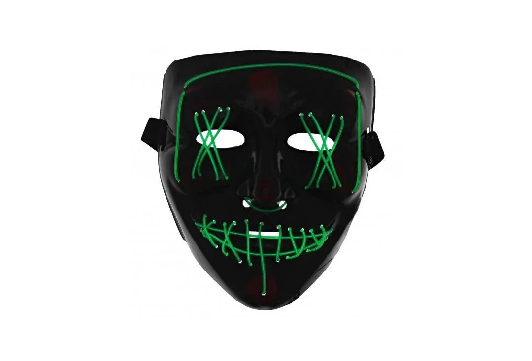 TRIMEX LED PURGE MASK BLACK WITH GREEN X