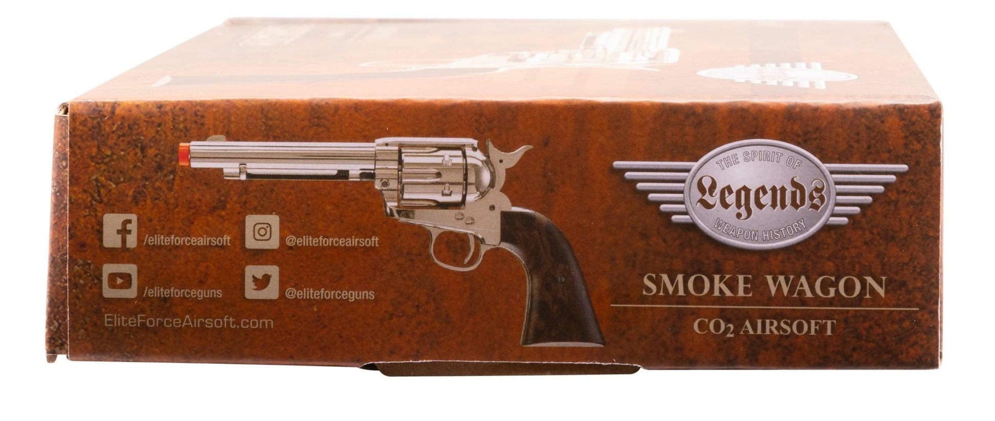 Elite Force Legends Smoke Wagon CO2 Revolver 6mm - Nickel
