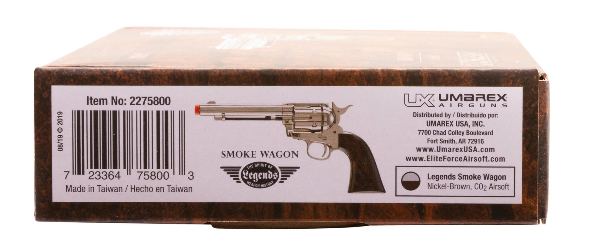 Elite Force Legends Smoke Wagon CO2 Revolver 6mm - Nickel