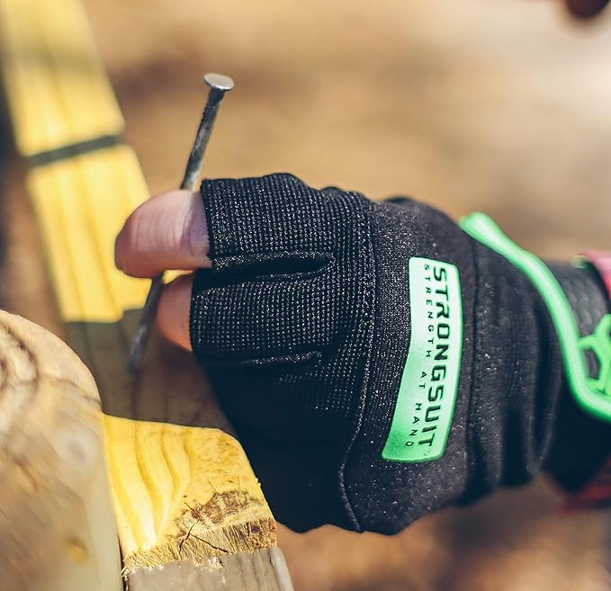 Tactical Gloves Lightweight Precision Black Green Utility Gloves - All-Purpose Tactical