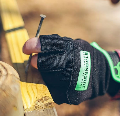 Tactical Gloves Lightweight Precision Black Green Utility Gloves - All-Purpose Tactical