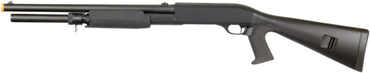 DOUBLE EAGLE M56AL PUMP ACTION SPRING POWERED AIRSOFT SHOTGUN