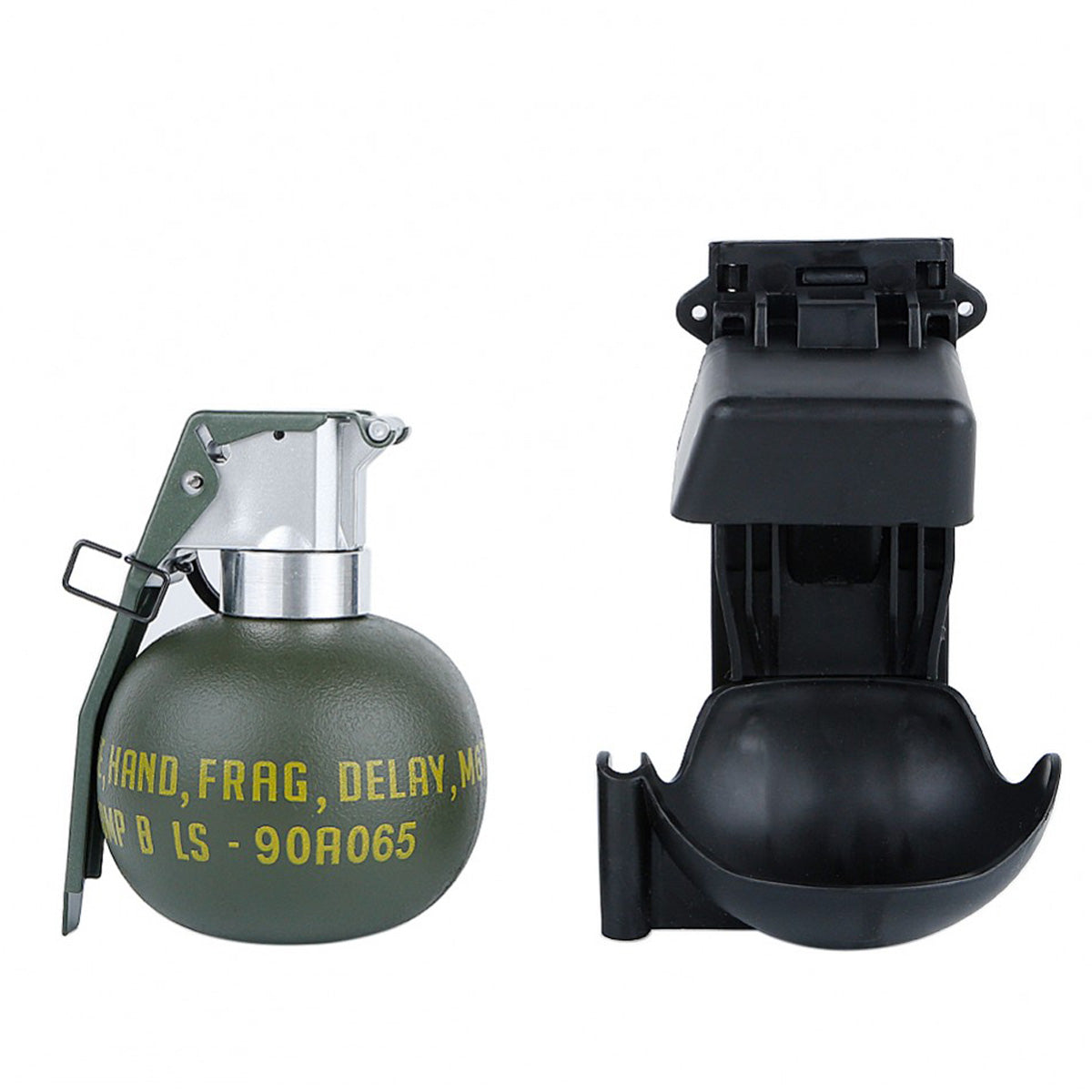 WOSPORT M67 GRENADE BODY MOLLE SET BLACK – DUMMY FRAG GRENADE