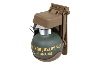 WOSPORT M67 GRENADE BODY MOLLE SET TAN – DUMMY FRAG GRENADE