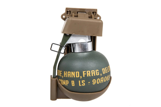 WOSPORT M67 GRENADE BODY MOLLE SET TAN – DUMMY FRAG GRENADE
