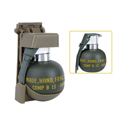 WOSPORT M67 GRENADE BODY MOLLE SET TAN – DUMMY FRAG GRENADE