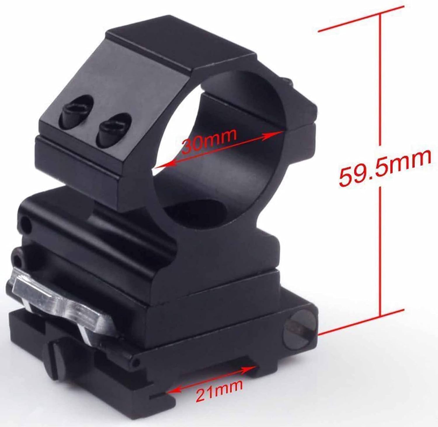 TRIMEX MAGNIFIER SCOPE X3 WITH FLIP-UP MOUNT