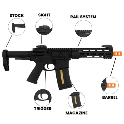airsoft guns Ronin T6 (ETU) AEG Variable Airsoft Rifle