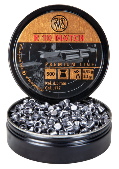 RWS RWS R10 Match .177 Pellets, 500 Count