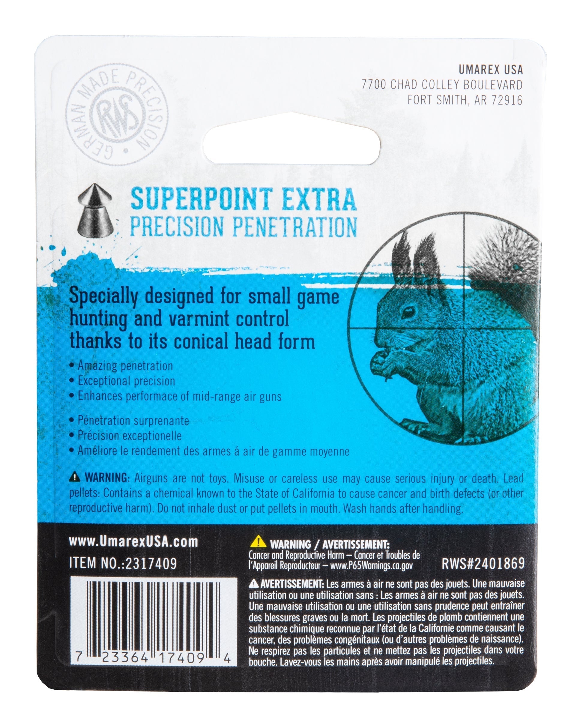 RWS RWS Super Point EX .177 Pellets - 300 Ct