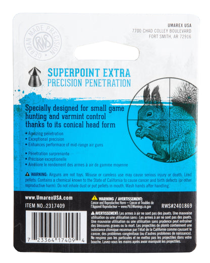 RWS RWS Super Point EX .177 Pellets - 300 Ct