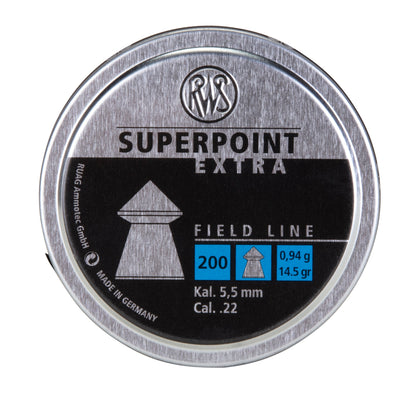 RWS RWS SuperPoint Extra .22 Pellets, 200ct