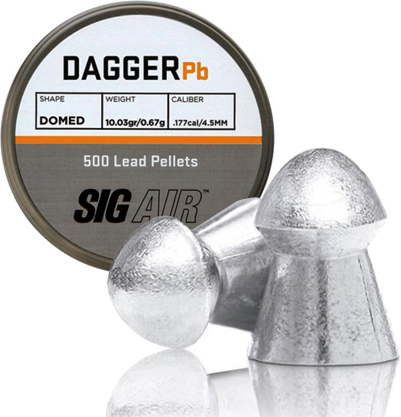 SIG SAUER SIG DAGGER LEAD .177 PELLETS AIRGUN AMMO