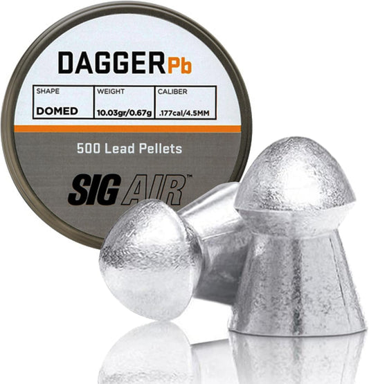 SIG SAUER SIG DAGGER LEAD .177 PELLETS AIRGUN AMMO