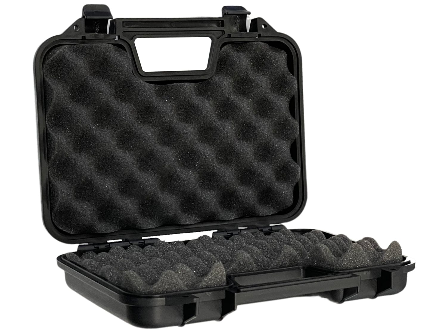 Airsportinggoods SRC SINGLE PISTOL CASE – SECURE PREMIUM HARD PLASTIC PISTOL CASE – BLACK