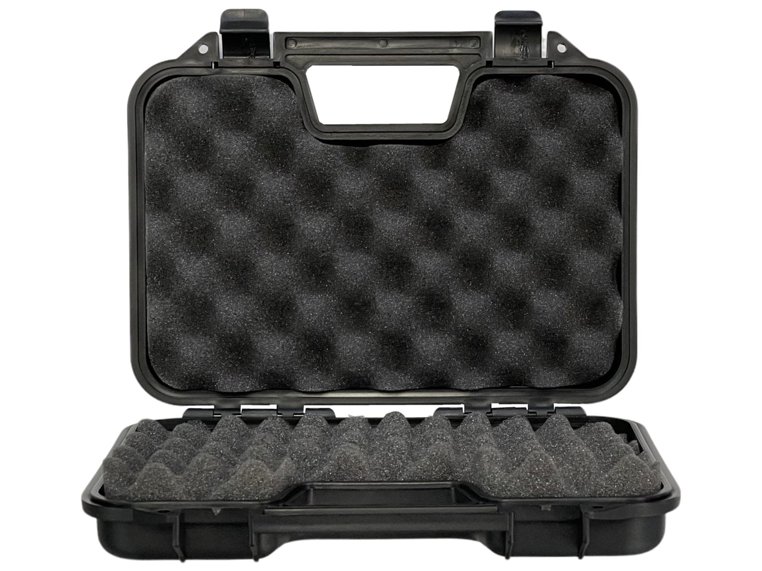 Airsportinggoods SRC SINGLE PISTOL CASE – SECURE PREMIUM HARD PLASTIC PISTOL CASE – BLACK
