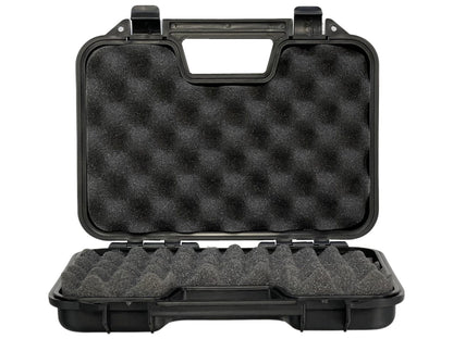 Airsportinggoods SRC SINGLE PISTOL CASE – SECURE PREMIUM HARD PLASTIC PISTOL CASE – BLACK
