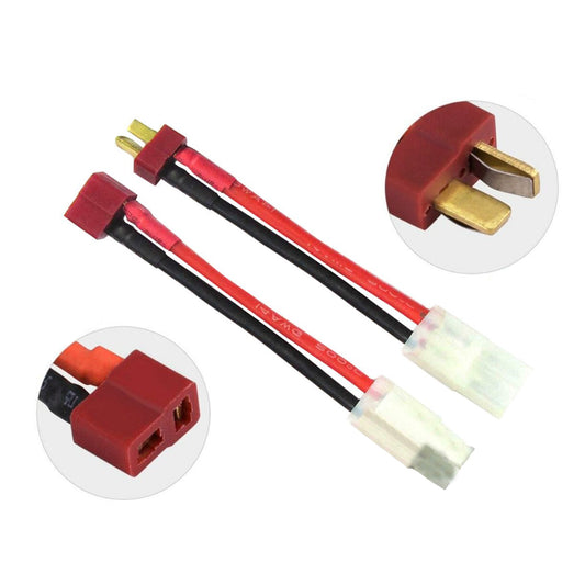 TRIMEX SMALL TAMIYA TO DEANS PLUG WIRING CONVERSION SET FOR AIRSOFT