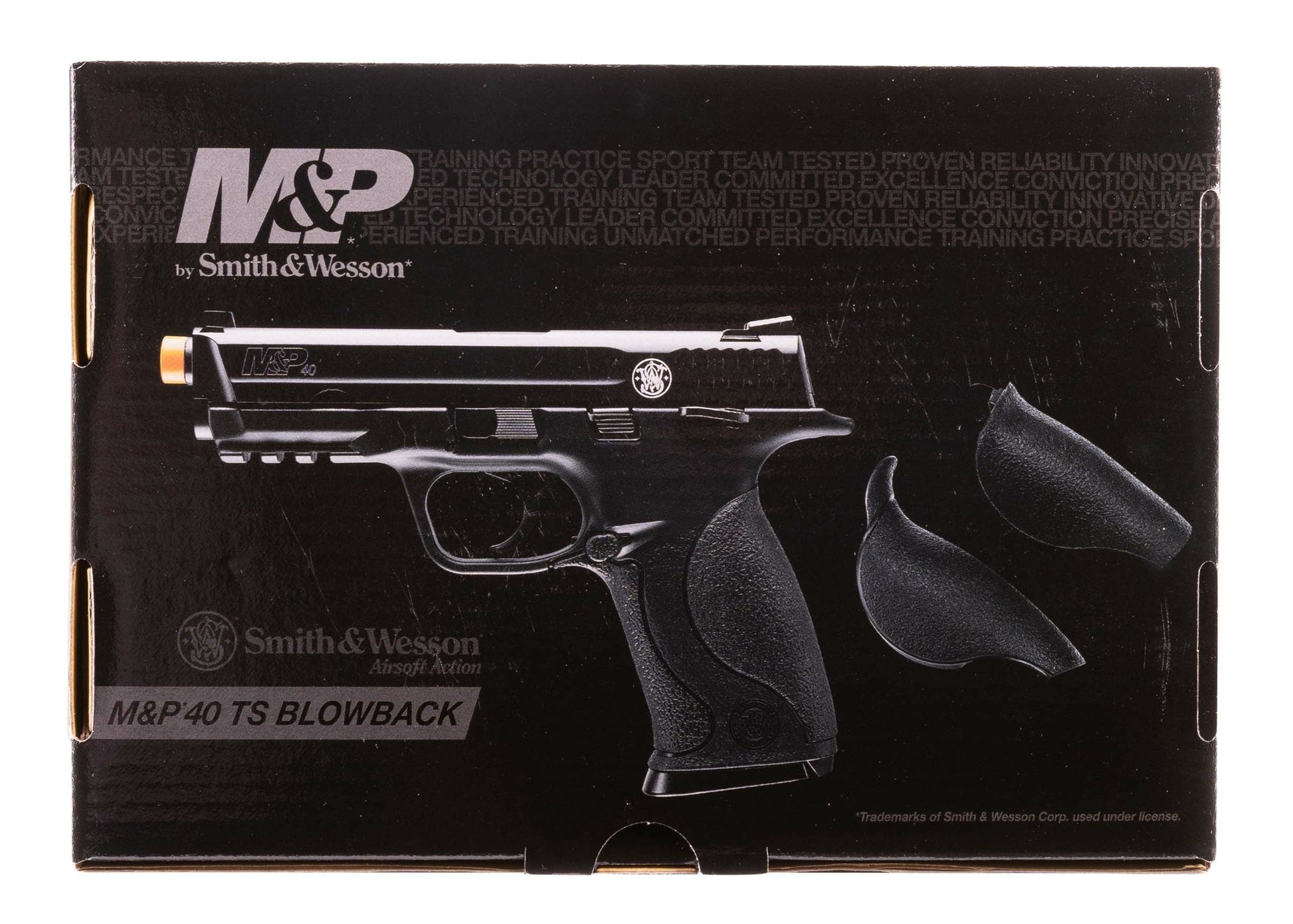 SMITH & WESSON Smith & Wesson M&P 40 6mm BB Pistol Airsoft Gun, CO2 Powered, Blowback Action