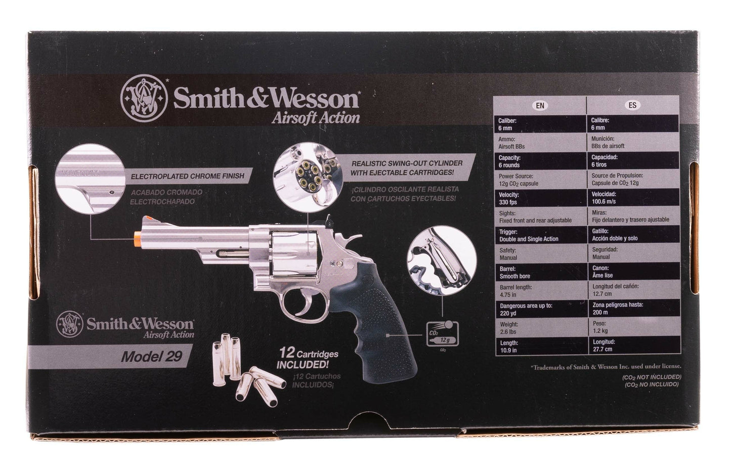 Umarex USA Smith & Wesson M29 5-inch Barrel Airsoft Revolver