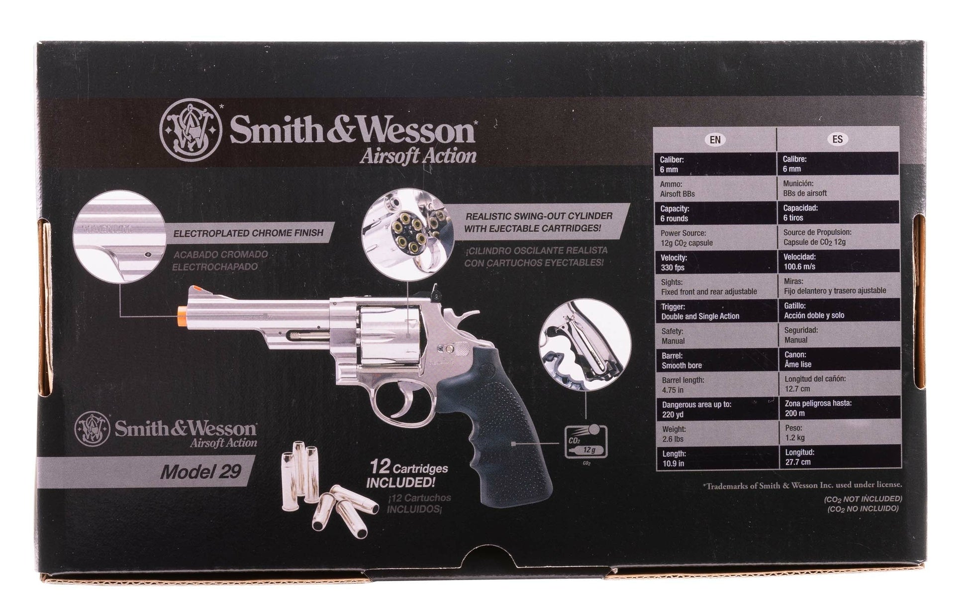 Umarex USA Smith & Wesson M29 5-inch Barrel Airsoft Revolver