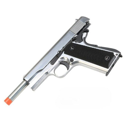 Airsportinggoods SRC SR1911 GAS BLOWBACK FULL METAL SILVER AIRSOFT PISTOL