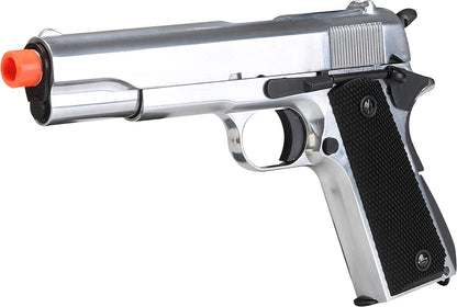 Airsportinggoods SRC SR1911 GAS BLOWBACK FULL METAL SILVER AIRSOFT PISTOL