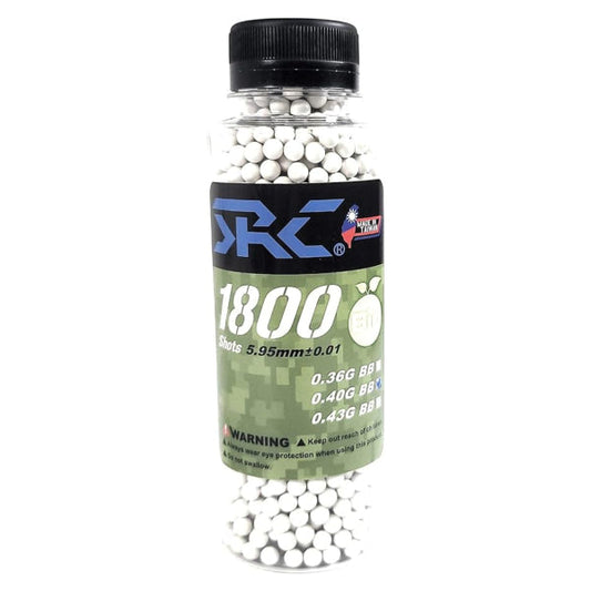SRC SRC 0.40g BIO Heavy Airsoft BBs – 1800ct