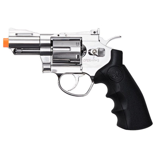 Airsportinggoods SRC SRC 2.5 INCH TITAN FULL METAL CO2 AIRSOFT REVOLVER – SILVER