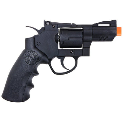 Airsportinggoods SRC SRC 2.5 INCH TITAN METAL CO2 AIRSOFT REVOLVER BLACK