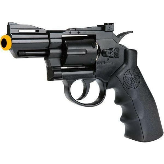 Airsportinggoods SRC SRC 2.5 INCH TITAN METAL CO2 AIRSOFT REVOLVER BLACK