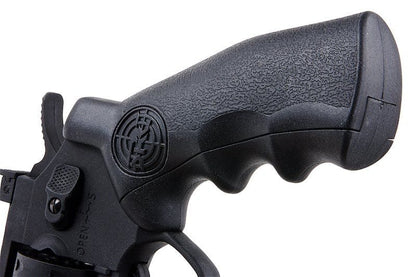 Airsportinggoods SRC SRC 2.5 INCH TITAN METAL CO2 AIRSOFT REVOLVER BLACK