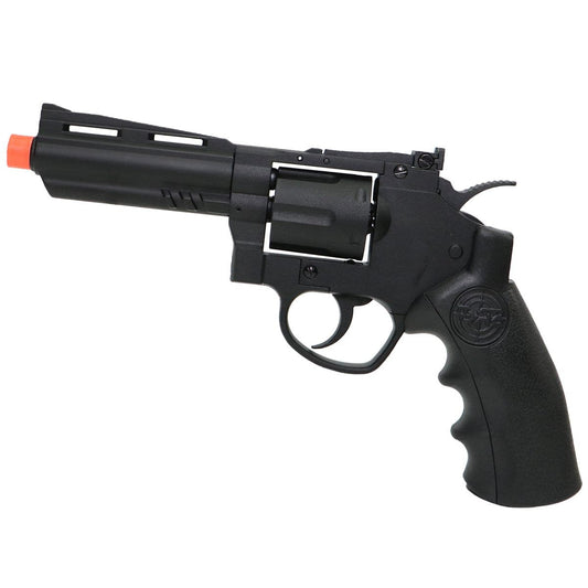 Airsportinggoods SRC SRC 4 INCH TITAN METAL CO2 AIRSOFT REVOLVER BLACK