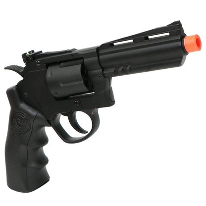 Airsportinggoods SRC SRC 4 INCH TITAN METAL CO2 AIRSOFT REVOLVER BLACK