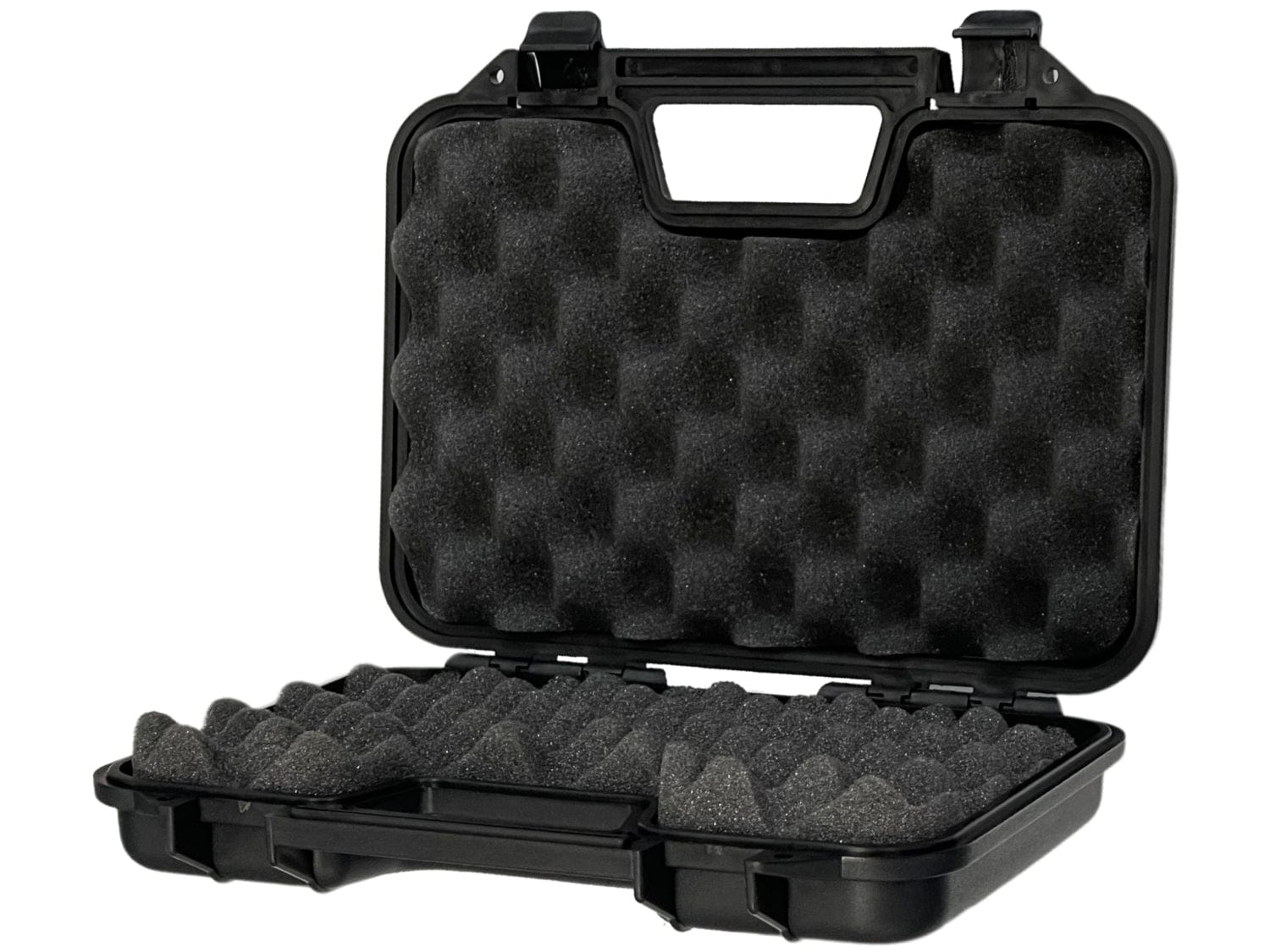 Airsportinggoods SRC SINGLE PISTOL CASE – SECURE PREMIUM HARD PLASTIC PISTOL CASE – BLACK
