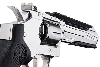 Airsportinggoods SRC SRC 6 INCH TITAN FULL METAL CO2 AIRSOFT REVOLVER SILVER