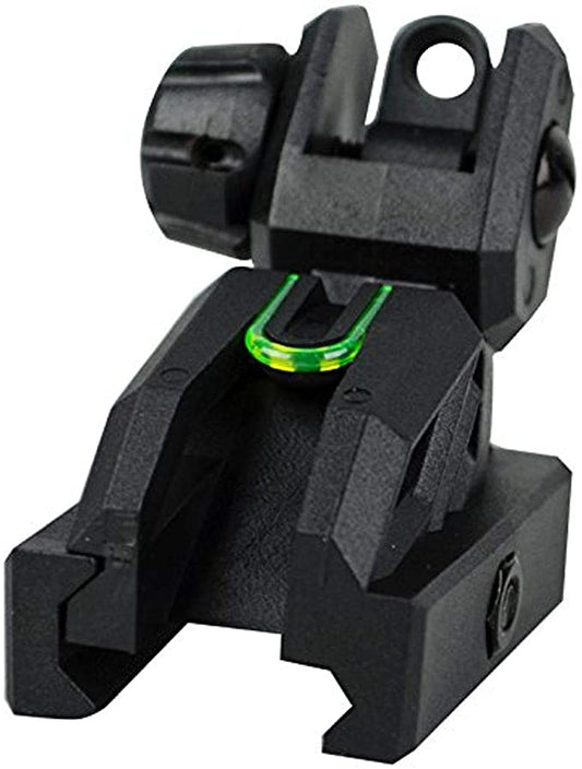 Airsportinggoods SRC SRC Fiber Optic Flip Up Rear Sight 20mm
