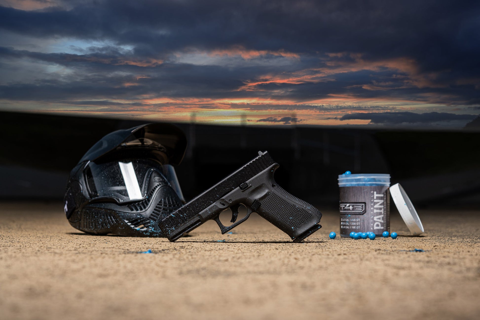 T4E, UMAREX USA T4E G17 Gen 5 .43 Cal CO2 Paintball Marker