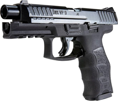 T4E, UMAREX USA T4E Heckler & Koch HK VP9 .43 Caliber CO2-Powered Training Pistol - 8 Rounds, Paintball Gun Marker, Black