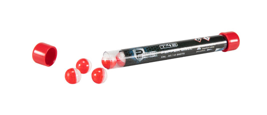 T4E T4E P2P .50 Cal Pepper Rounds 10 Count- Red/White