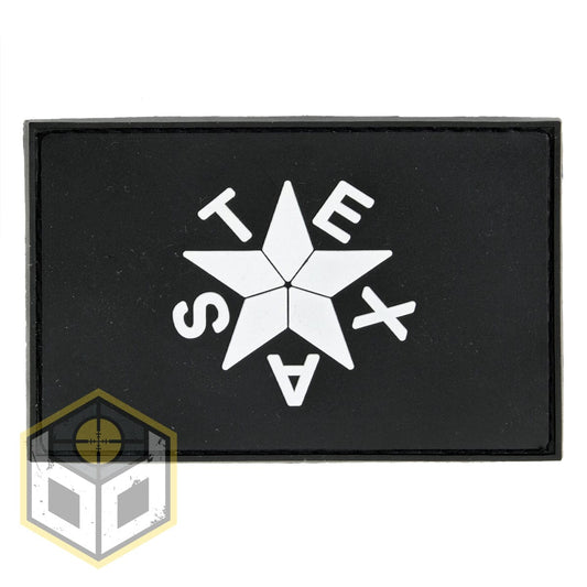 Airsportinggoods BALLISTIC DESIGNS TEXAS STAR PVC PATCH TEXAS1B