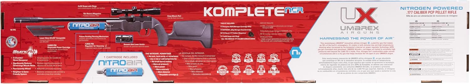 Umarex USA Umarex Komplete NCR N2-Powered .177 Caliber PCP Air Rifle