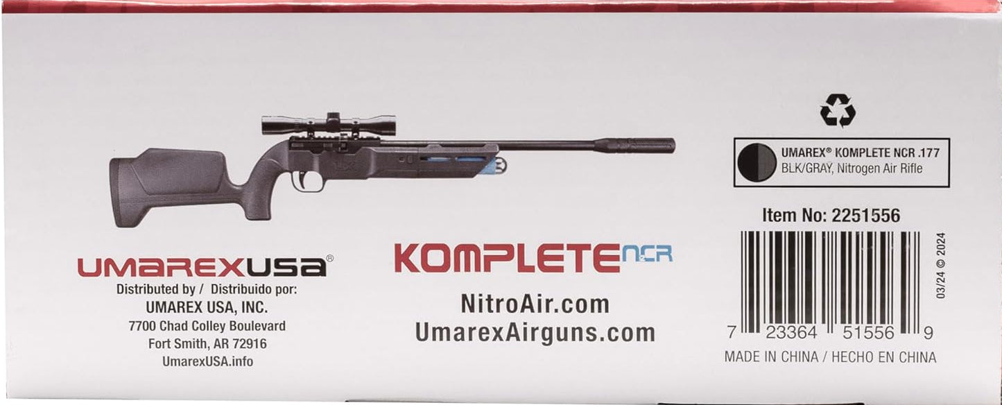 Umarex USA Umarex Komplete NCR N2-Powered .177 Caliber PCP Air Rifle