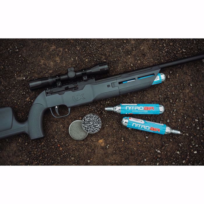 AIRSOFT CO2 PISTOLS, AIRSOFT PISTOLS" Umarex NitroAir® Prefilled Nitrogen Cartridges (2-Pack) | High-Pressure N2 Cartridges for Airguns