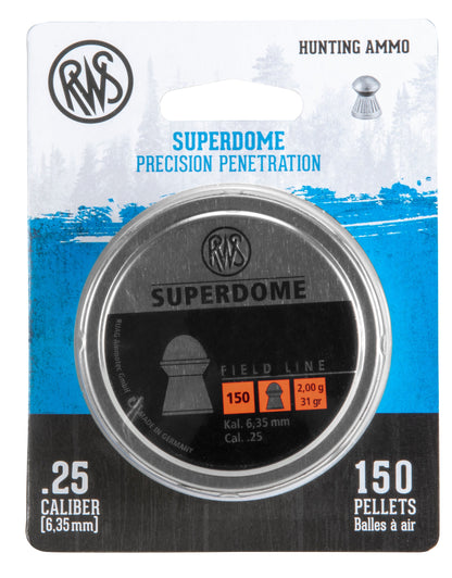 RWS Umarex RWS Superdome .25 Pellets, 150-ct