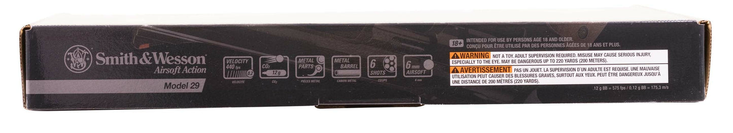 Umarex Smith & Wesson Umarex Smith & Wesson M29 6mm BB Revolver Airsoft Gun, CO2 Powered, 8 3/8 Inch