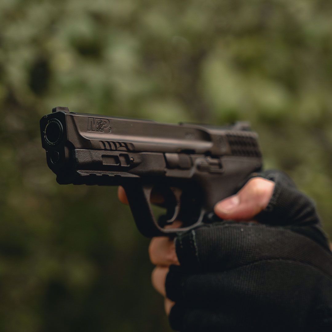 T4E, UMAREX USA Umarex T4E Smith & Wesson M&P M2.0 .43 Caliber CO2-Powered Training Pistol - 8 Rounds, Paintball Gun Marker, Black