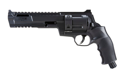 T4E, UMAREX USA Umarex T4E TR 68 Revolver .68 Caliber CO2-Powered Paintball Gun Marker - 5 Rounds, Tactical Training Pistol, Black