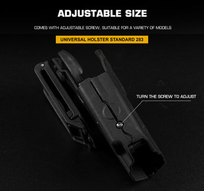 WOSPORT UNIVERSAL HOLSTER 34 STANDARD 283 RIGHT HAND BLACK