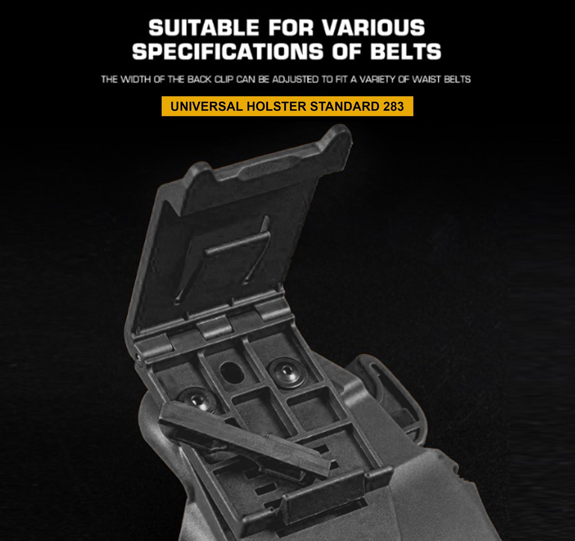 WOSPORT UNIVERSAL HOLSTER 35 STANDARD 283 RIGHT HAND OD